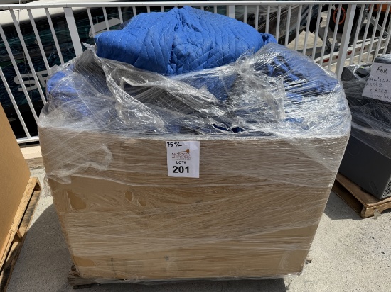 LOT CONSISTING OF (75 +/-) USED MOVING BLANKETS