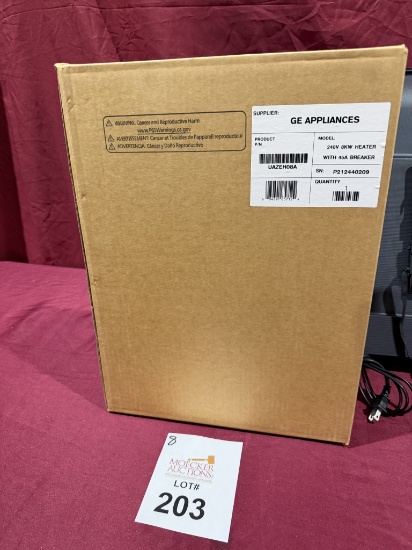 GE APPLIANCES 240V 8KW HEATER W/45A BREAKER (NEW)