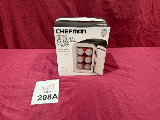 CHEFMAN PORTABLE PERSONAL FRIDGE (NEW)