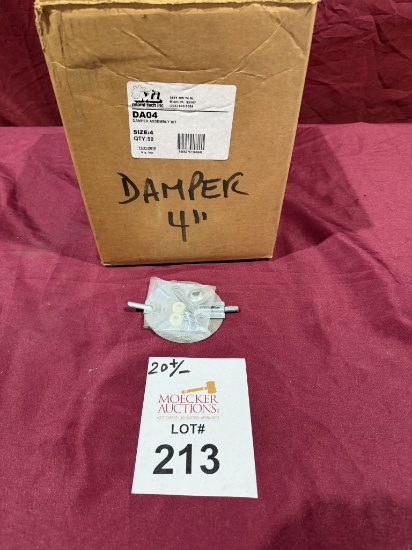 LOT CONSISTING OF (20+/-) DA04 4" DAMPER ASSEMBLY