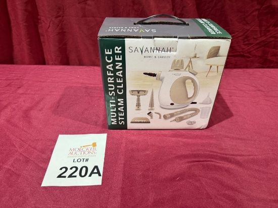 SAVANNAH HOME & GARDEN MULTI-SURFACE STEAM CLEANER (NEW)
