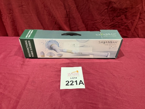 SAVANNAH HOME & GARDEN MULTIFUNCTIONAL POWER SCRUBBER (NEW)