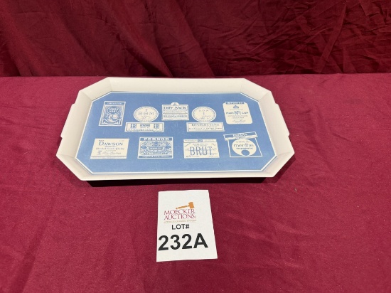 DECORATIVE SERVING TRAY 20" X 13.5" (NEW)