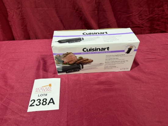 CUISINART ELECTRIC KNIFE SET W/CUTTING BOARD (NEW)