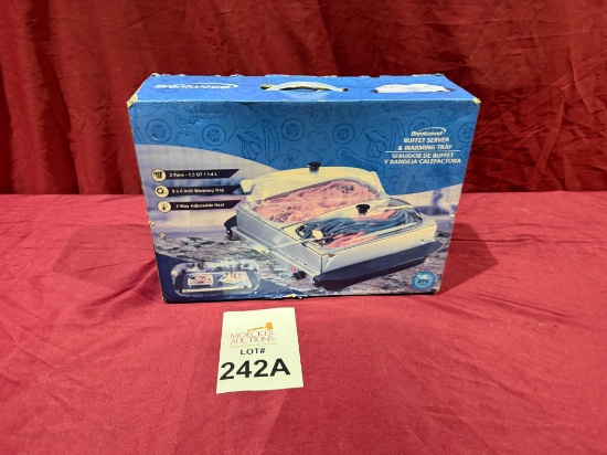 BRENTWOOD BUFFET SERVER & WARMING TRAY (NEW)