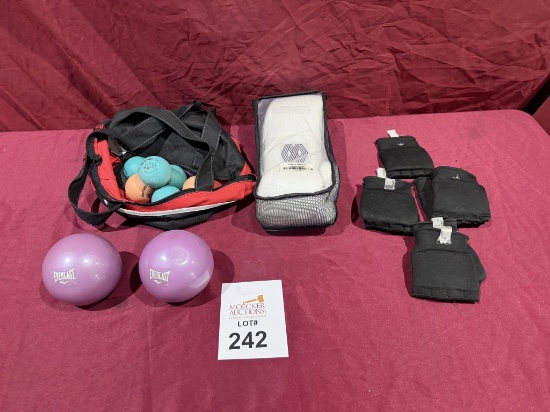 LOT CONSISTING OF VARIOUS EXERCISE AND THERAPY ITEMS