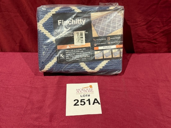 FINCHITTY HOME & GARDEN INDOOR DOORMAT AREA RUG (NEW)