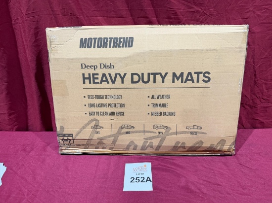 MOTORTREND DEEP DISH HEAVY DUTY MATS 3 PC (NEW)