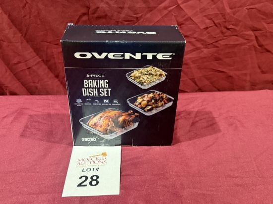 Ovente 3 Pc Baking Dish Set (New)