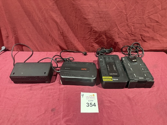LOT CONSISTING OF (4) ASSORTED BATTERY BACK-UPS