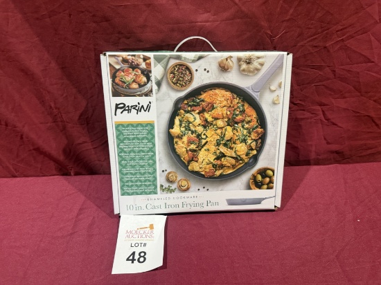 Parini Cookware 10" Cast Iron Frying Pan (New)