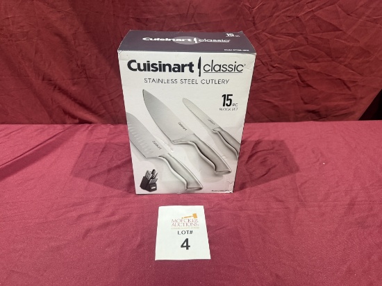 CUISINART CLASSIC 15 PC BLOCK SET (NEW)