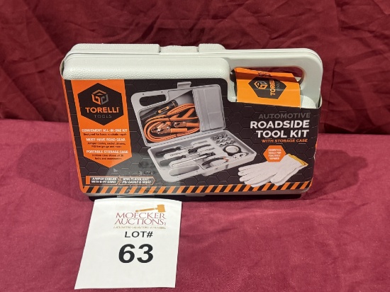 Torelli Tools Automotive Roadside Tool Kit W/Case (New)