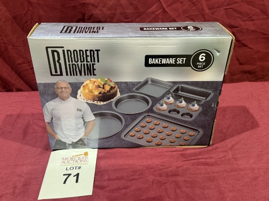 ROBERT IRVINE 6 PC BAKEWARE SET (NEW)