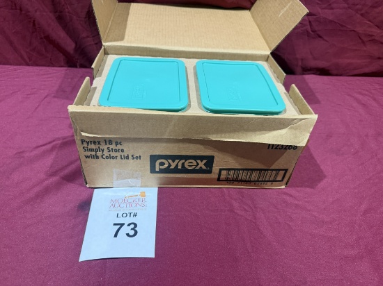 PYREX 18 PC SIMPLE STORE SET (NEW)