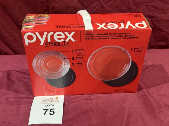 PYREX 20 PC SIMPLE STORE SET (NEW)