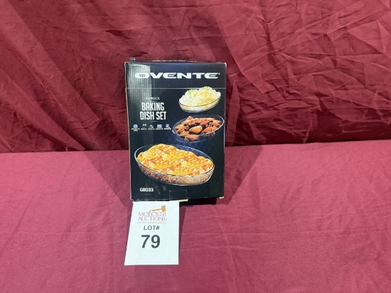 OVENTE 3 PC BAKING DISH SET (NEW)
