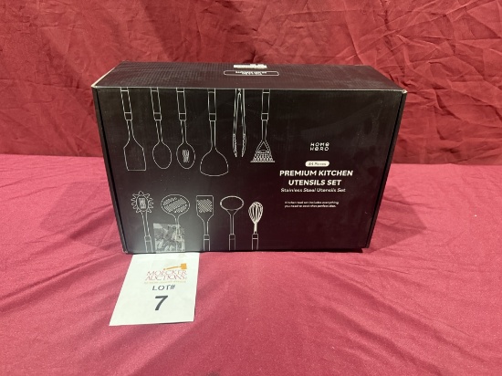 HOME HERO 54 PC PREMIUM KITCHEN UTENSILS SET (NEW)