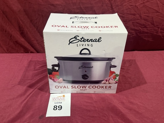 ETERNAL LIVING 5 QT SOVAL SLOW COOKER (NEW)