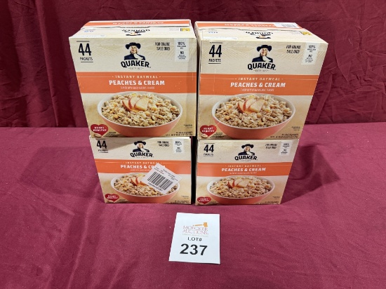 LOT CONSISTING OF (4) QUAKER INSTANT OATMEAL