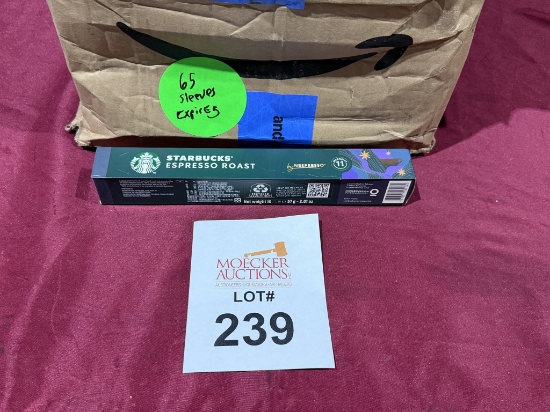 LOT CONSISTING OF (65) PACKS OF STARBUCKS