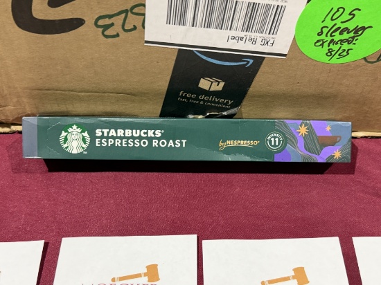 LOT CONSISTING OF (105) PACKS OF STARBUCKS
