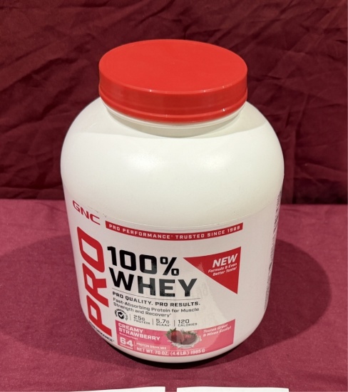 Gnc Pro Performance 100% Whey 4.4 Lbs.