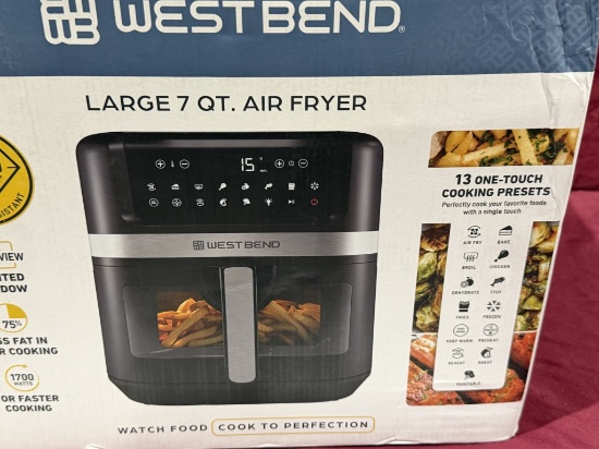 WESTBEND LARGE 7 QT. AIR FRYER