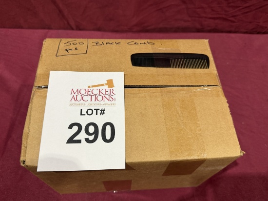 Lot Consisting Of (500 +/-) Black Combs (New)
