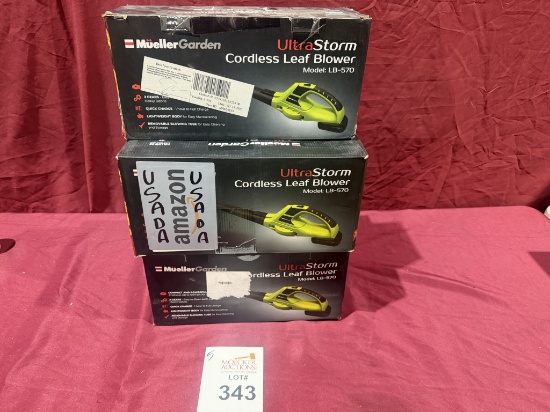 MUELLER GARDEN ULTRA STORM CORDLESS LEAF BLOWER