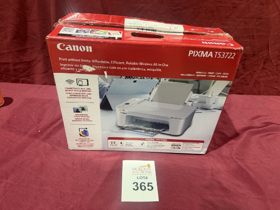 Canon Pixma Ts3722 Wireless Printer