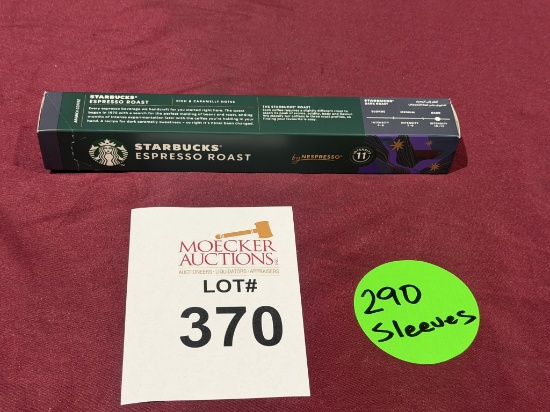 LOT CONSISTING OF (290) PACKS OF STARBUCKS