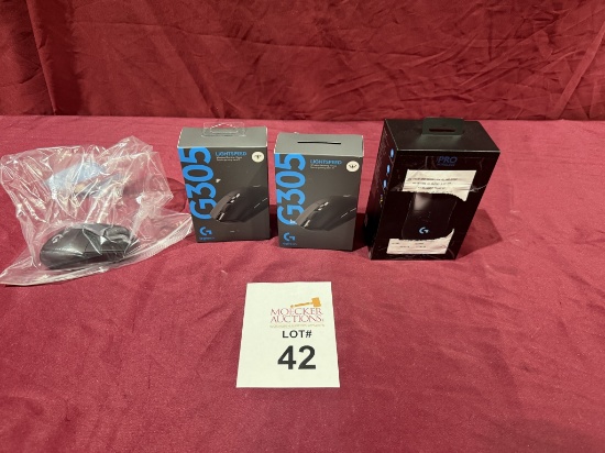 LOT CONSISTING O F (4) ASSORTED LOGITECH MOUSE