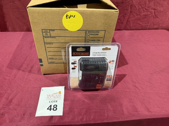 BLACK & DECKER 2 AMP FAST CHARGER (NEW)