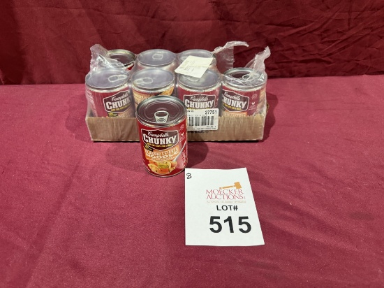 Lot Consisting Of (8) Campbell'S Chunky Soup Can