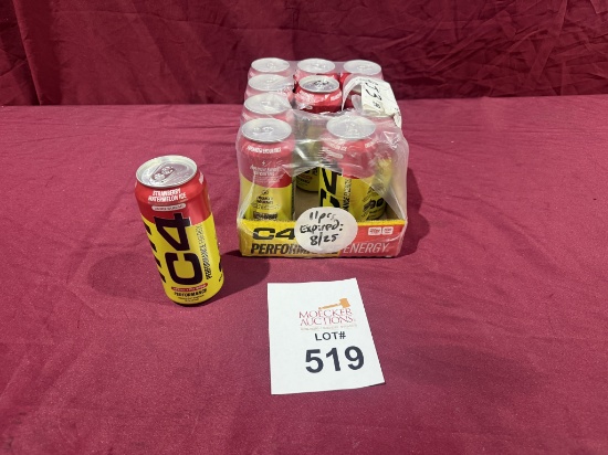 LOT CONSISTING OF (11) C4 ENERGY DRINK CANS
