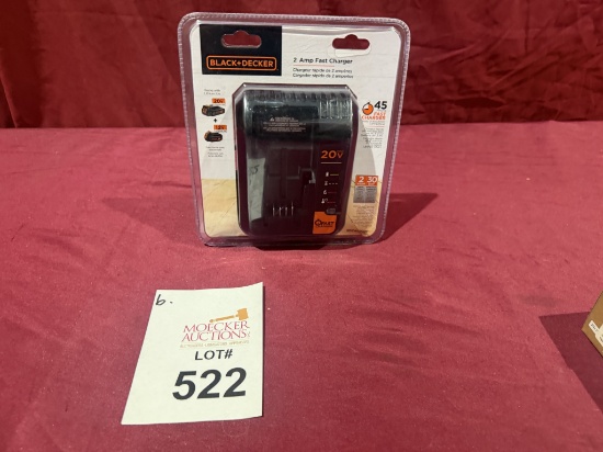 Black & Decker 2 Amp Fast Charger (New)