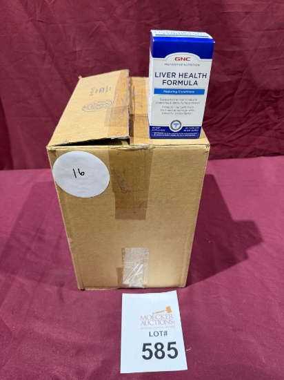 LOT CONSISTING OF (16) GNC LIVER HEALTH FORMULA