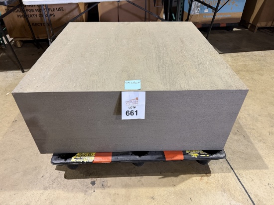 COFFEE TABLE 42" X 42" X 17"