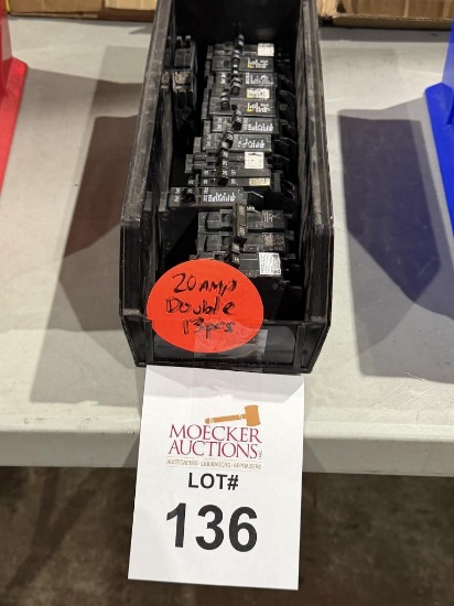 Assorted 20 Amp Circuit Breakers