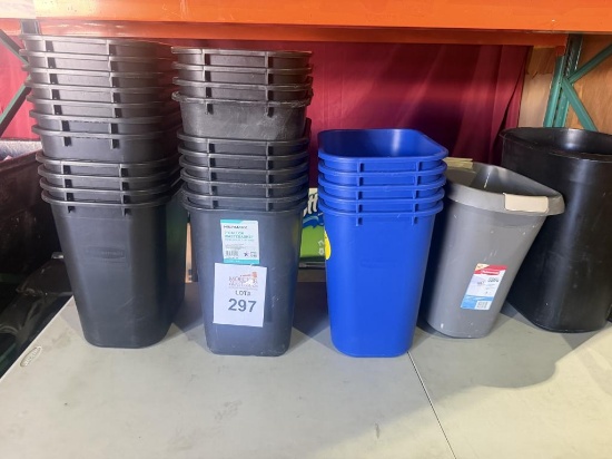 Assorted Wastebaskets