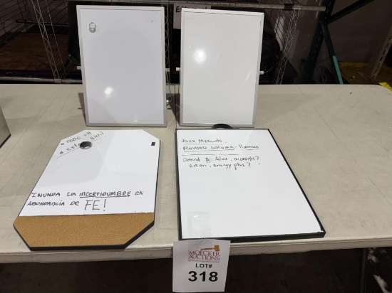 Lot Consisting Of Assorted Small Dry Erase Boards
