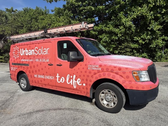 2018 Nissan Nv Cargo 1500 Sv Cargo Van, Odometer Reads: 218,904