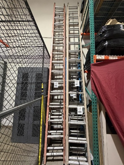 Fiberglass & Aluminum 16' To 32' Extension Ladder
