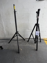 ASSORTED ADJUSTABLE TRIPOD SPEAKER STANDS