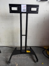 ROLLING ADJUSTABLE MOBILE TV CART/STAND