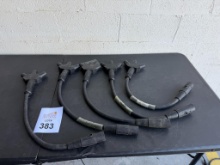 SET OF (5) CAMLOK SOFT 3-FER CABLES 4/0
