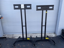 ROLLING ADJUSTABLE MOBILE TV CART/STAND