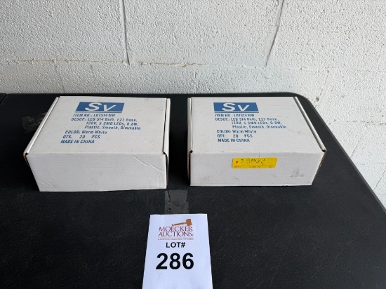 BOXES OF SV E27 BASE STRING LIGHTING BULBS