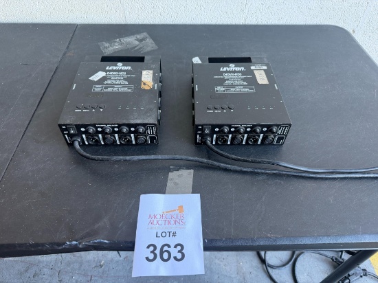 LEVITON D4DMX-MD3 4 CHANNEL PROGRAMMABLE DIMMER